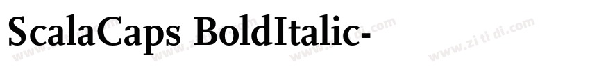 ScalaCaps BoldItalic字体转换 ScalaCaps BoldItalic字体转换